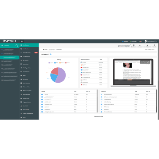 Spyrix Personal Monitor screenshot 2