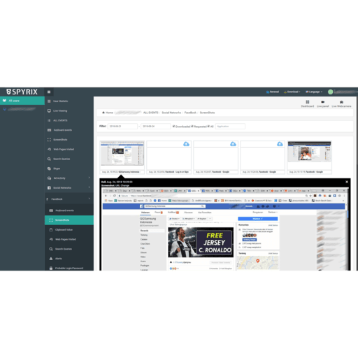 Spyrix Personal Monitor screenshot 4