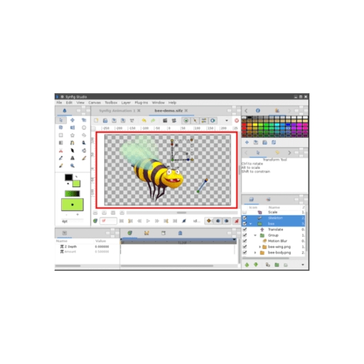 Palette Editor Panel - Synfig Animation Studio