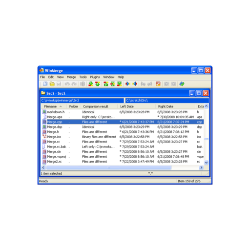 WinMerge 2.16.31 download the last version for windows