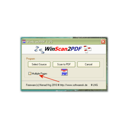 WinScan2PDF 8.61 free