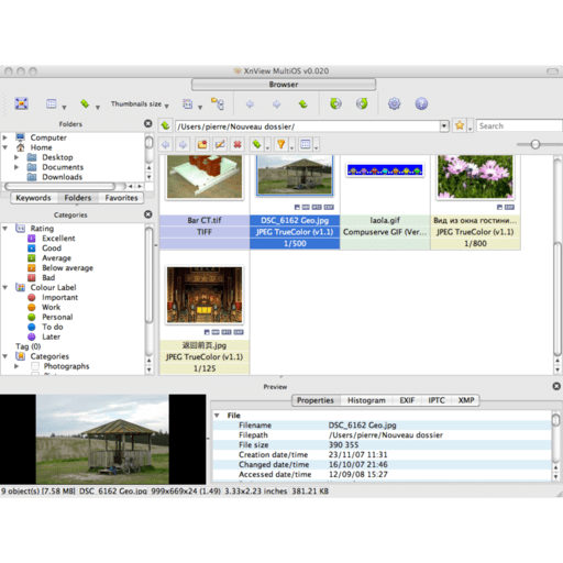 XnView screenshot 2